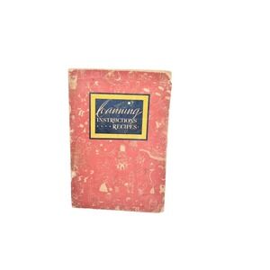 Vtg Lone Star gas Canning recipe booklet 1940 anthropomorphic pages